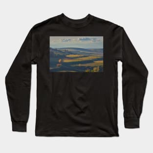 View across the Kaiserstuhl in Autumn Long Sleeve T-Shirt